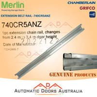 Merlin _ 1.0M C-RAIL CHAIN RAIL  EXTENSION -740CR5ANZ