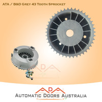 ATA / B&D Grey 43 Tooth Sprocket