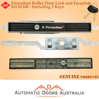 B&D Firmadoor Roller Door Lock and Faceplate Kit 61100 - Including 2 Keys