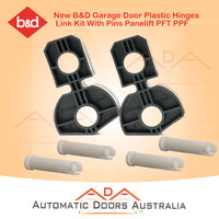 2 x New B&D Garage Door Plastic Hinge Link Kit With Pins Panelift