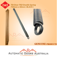 Tilt Door Springs – 45mm Diameter x 775mm //BLACK COLOUR// Pair