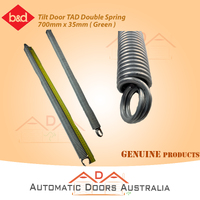 Tilt Door Springs – 35mm Diameter x 690mm //GREEN COLOUR// Pair