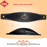B&D Manual roller door handle-Black Plastic