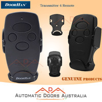 DOORHAN_TRANSMITTER _4 Button 4CH Keychain Remote _ Black
