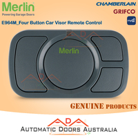Merlin_E964M_Four Button Car Visor Remote Control (Security+ 2.0 & Security+)