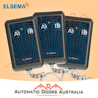 KEY302 Elsema 10 Dip Switch Key Ring Hand Remote Transmitter 27.145MHz FMT302 x 3