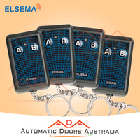 Elsema KEY-302 x4 Genuine 27.145MHz Remote Control 10 Dip Switches x 4