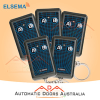 Elsema KEY-302 Brand New 10 Dip Switch Garage & Gate Hand Transmitter 27.145MHz x 5