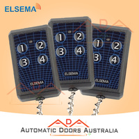 Elsema KEY-304 Genuine 27.145MHz  10 Dip Switch Remote Control Transmitter x3