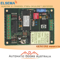 ELSEMA_GLR2708 _ GIGALINK 27MHz 8 Channel receiver, 8 Relay outputs, 11-28V AC/DC,
