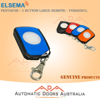 Elsema FOB43301LBLU  PentaFOB  Large One Button- BLUE Remote Control