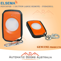 Elsema FOB43301LRED PentaFOB  Large One Button- BLUERemote Control
