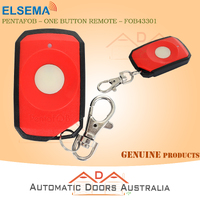 Elsema PentaFOB One Button Keyring  FOB43301_RED Garage Door Remote Control