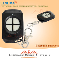 Elsema FOB43304_BLACK  PentaFOB - FOUR Button Remote Control