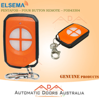 Elsema FOB43304_ORANGE   PentaFOB -  FOUR  Button Remote Control