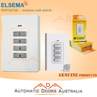 ELSEMA FOB Wall Switch 4-Button, Wireless Wall Remote with PentaFOB® Technology