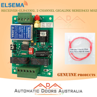 ELSEMA GLR43302, 2 CHANNEL GIGALINK™ SERIES 433MHZ RECEIVER - 11-28VAC/DC IN