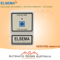ELSEMA GIGALINK 433.92MHZ 1 BUTTON REMOTE – GLT43301
