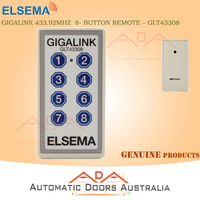 ELSEMA GIGALINK 433.92MHZ ..8_ BUTTON REMOTE – GLT43308