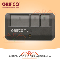 Grifco E943G Garage Door Remote Transmiter Suits +2.0 w/ visor & clip