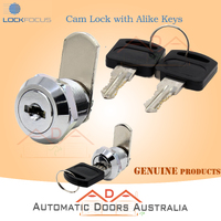 LOCK FOCUS  _8mm  CAM LOCK TWITH ALIKE KEYS   FOR Security Mailbox Lock Cabinet Drawer Cupboard
