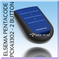 PENTACODE 2 BLUE GARAGE REMOTE - ELSEMA - WARRANTY - FREE BATTERIES - PCK43302