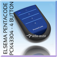 PENTACODE 4 BLUE GARAGE REMOTE - ELSEMA - WARRANTY - FREE BATTERIES - PCK43304