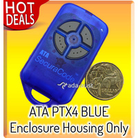 ATA GENUINE PTX4 BLUE PLASTIC (COVER ONLY) FRONT, BACK AND GREY BUTTONS