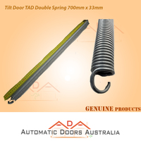Tilt Door Springs – 33mm Diameter x 695mm ///Standard _J_Fitting  ///