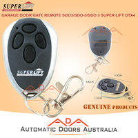 SUPERLIFT GARAGE DOOR GATE REMOTE SDO3/SDO-3/SDO 3 SUPER LIFT DTX4